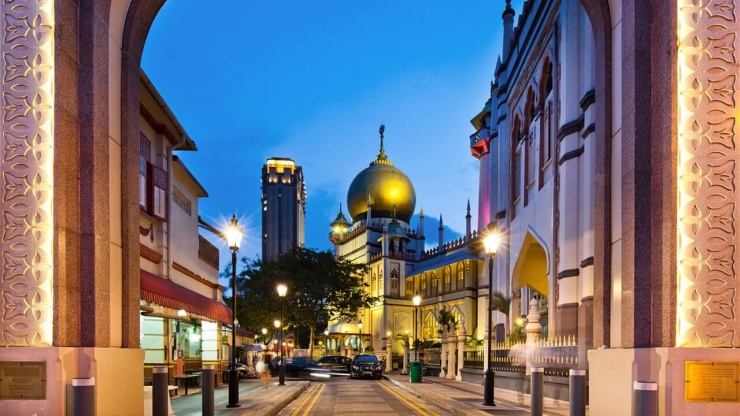 Kampong Glam at night